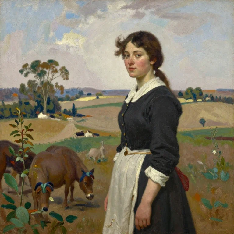 19th century european landscape oil painting
