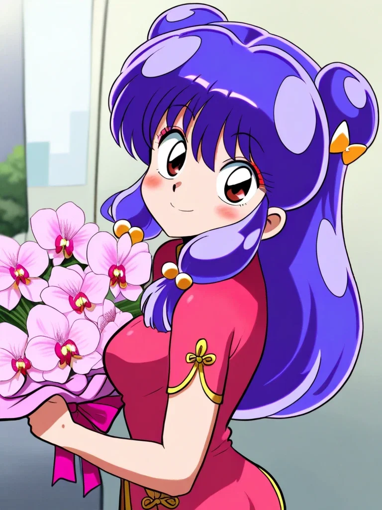 shampoo ranma 12 chinese dress orchids
