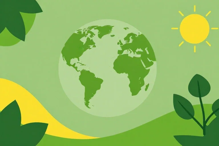 green yellow environment themed pc background