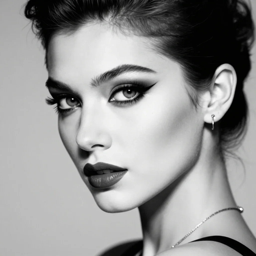 black white artistic photography beautiful model