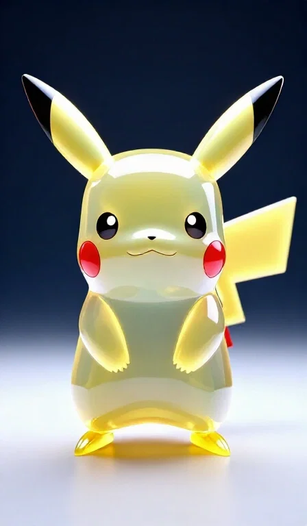 crystal made pikachu