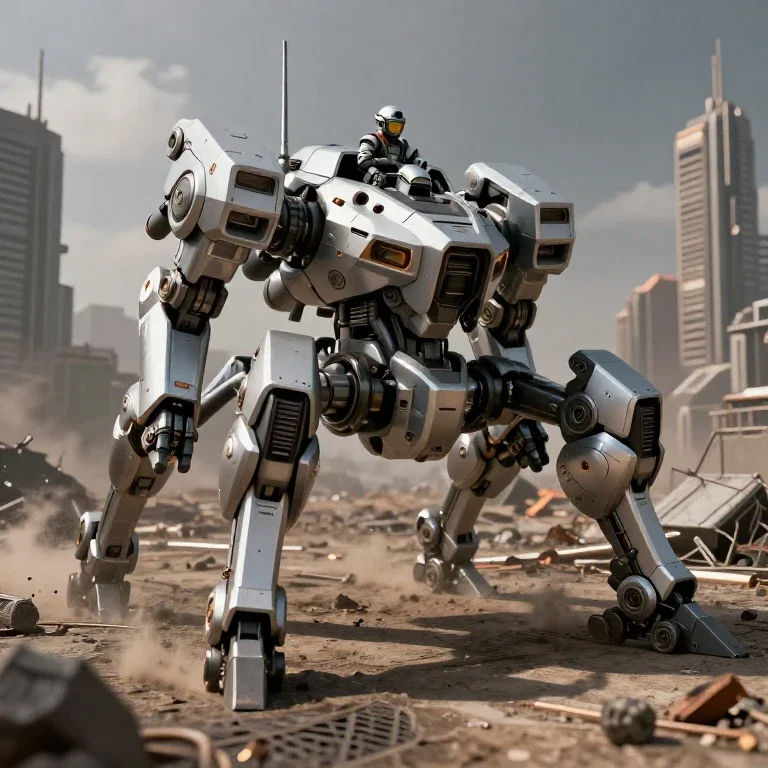 silver mech future warfare