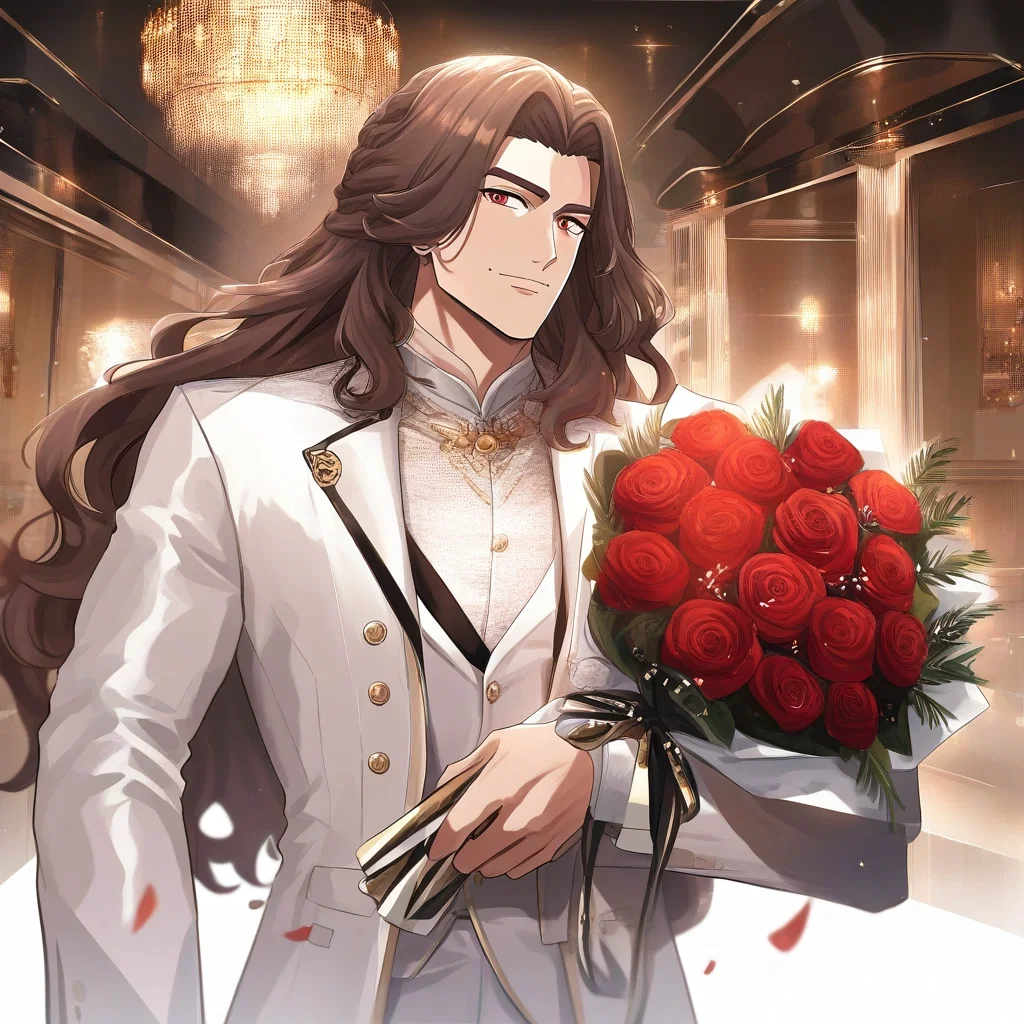 handsome youtuber luxury suite roses cat