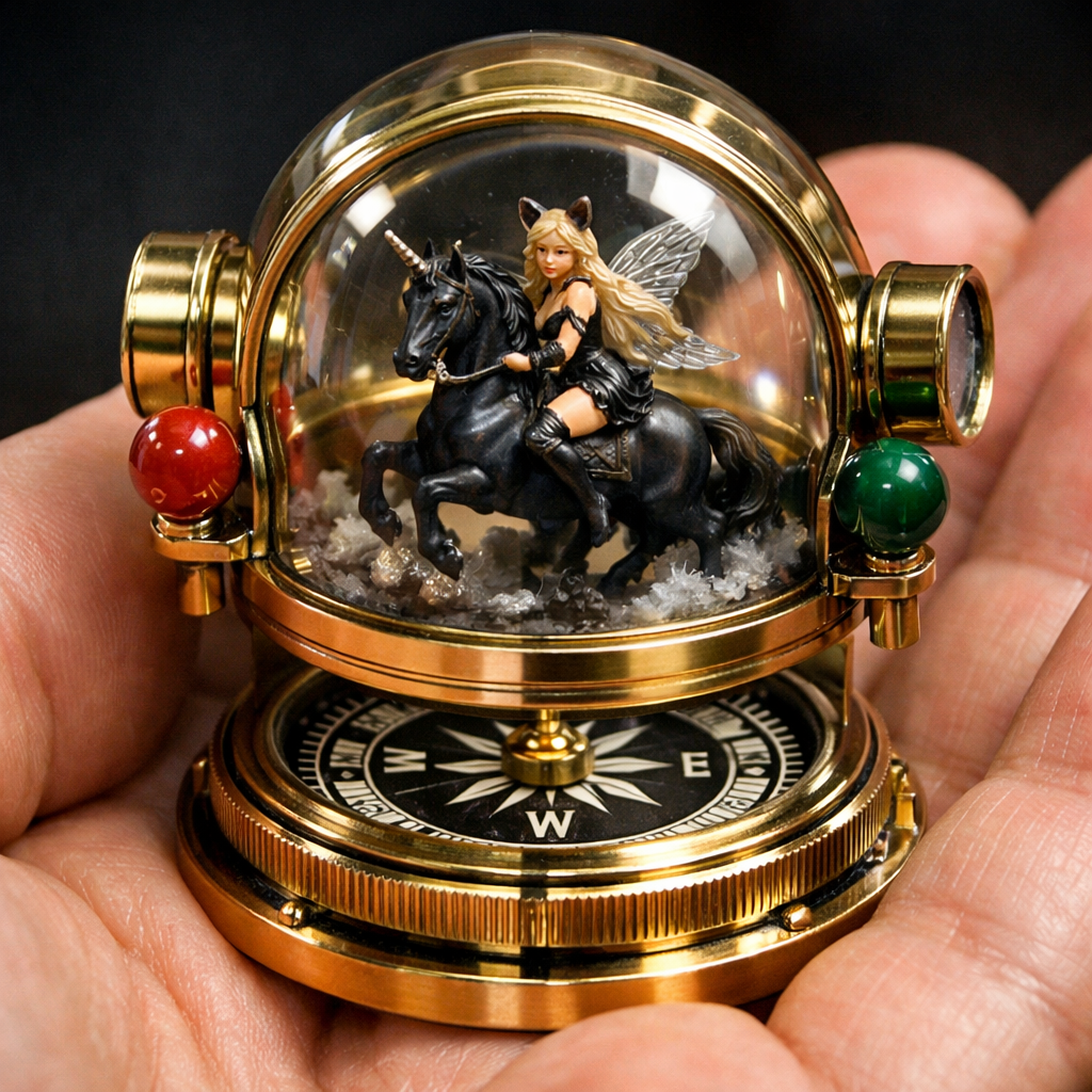 miniature binnacle fairy unicorn realistic crafting
