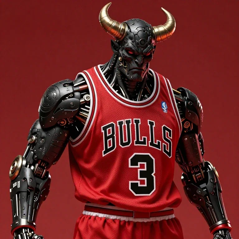 demonic bulls guardian with wabi sabi soul