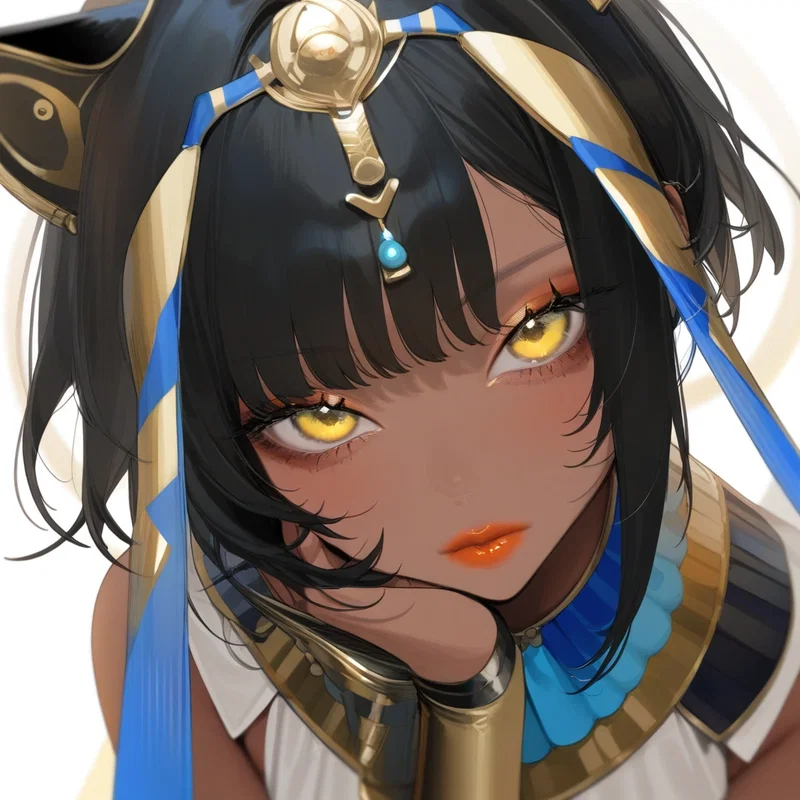 褐色エジプト猫耳ロリ