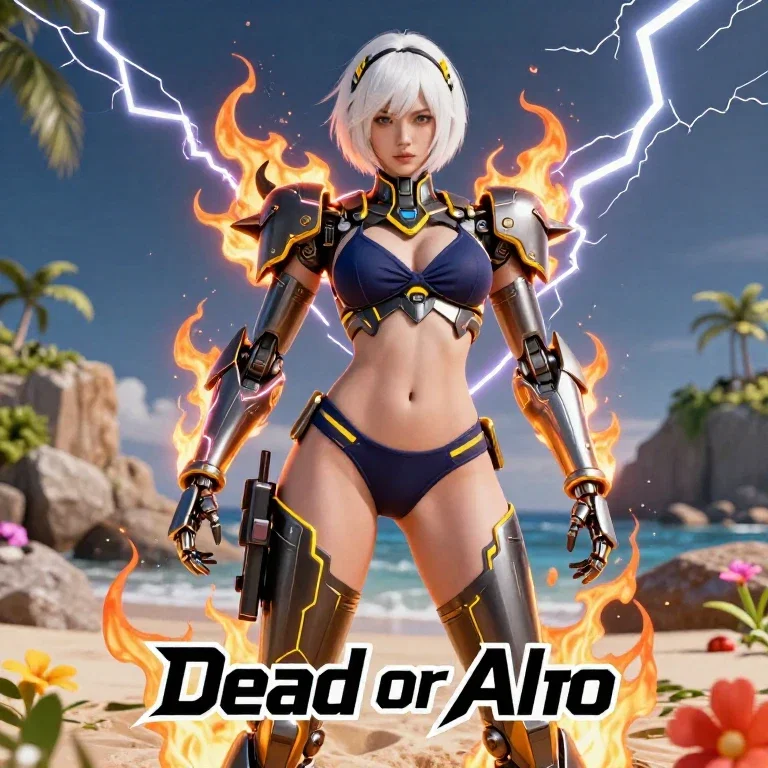 dead or alive beach character design
