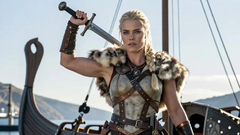 kathryn winnick viking shield maiden warrior