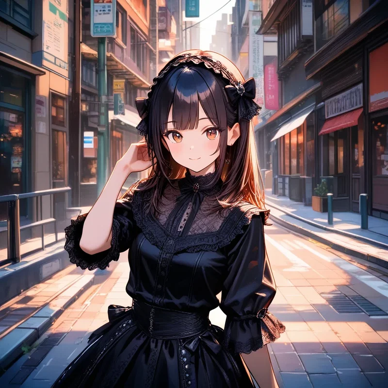 ゴスロリ少女