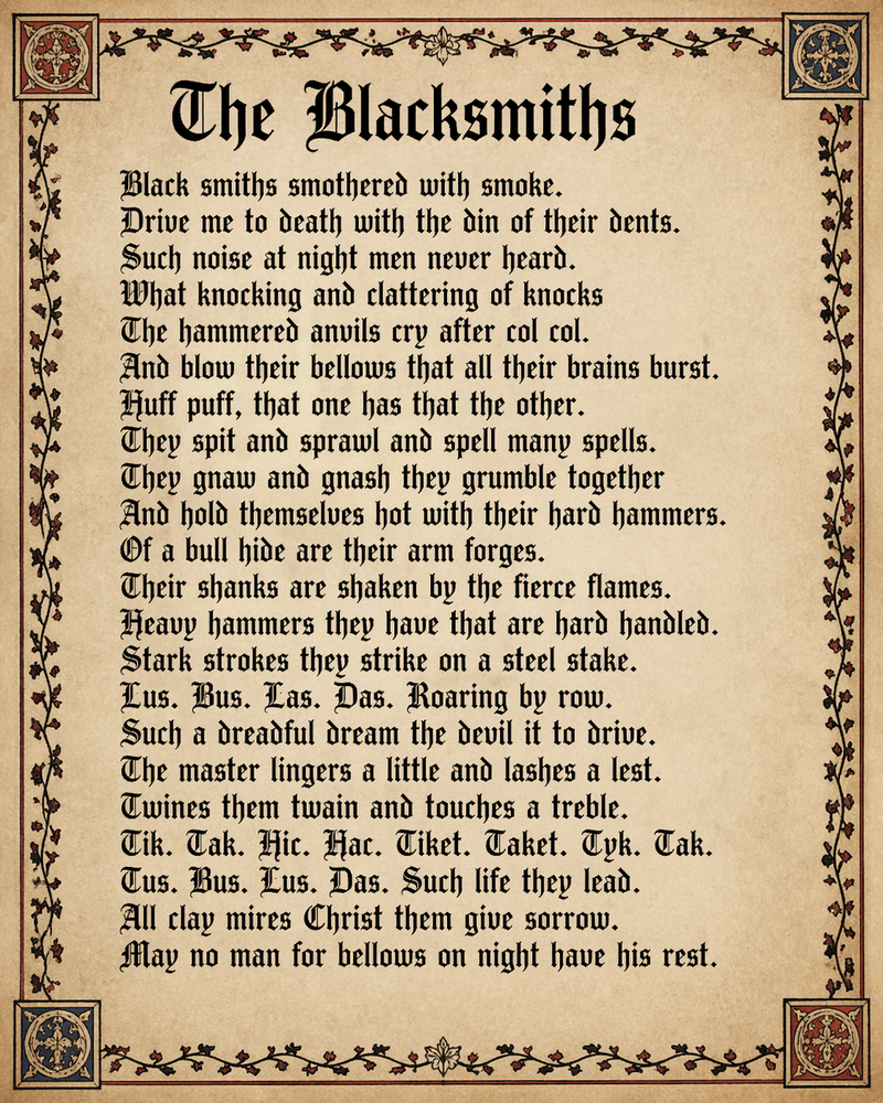 🔨They spitten and sprawlen and spellen many Spelles🧙‍♂️
