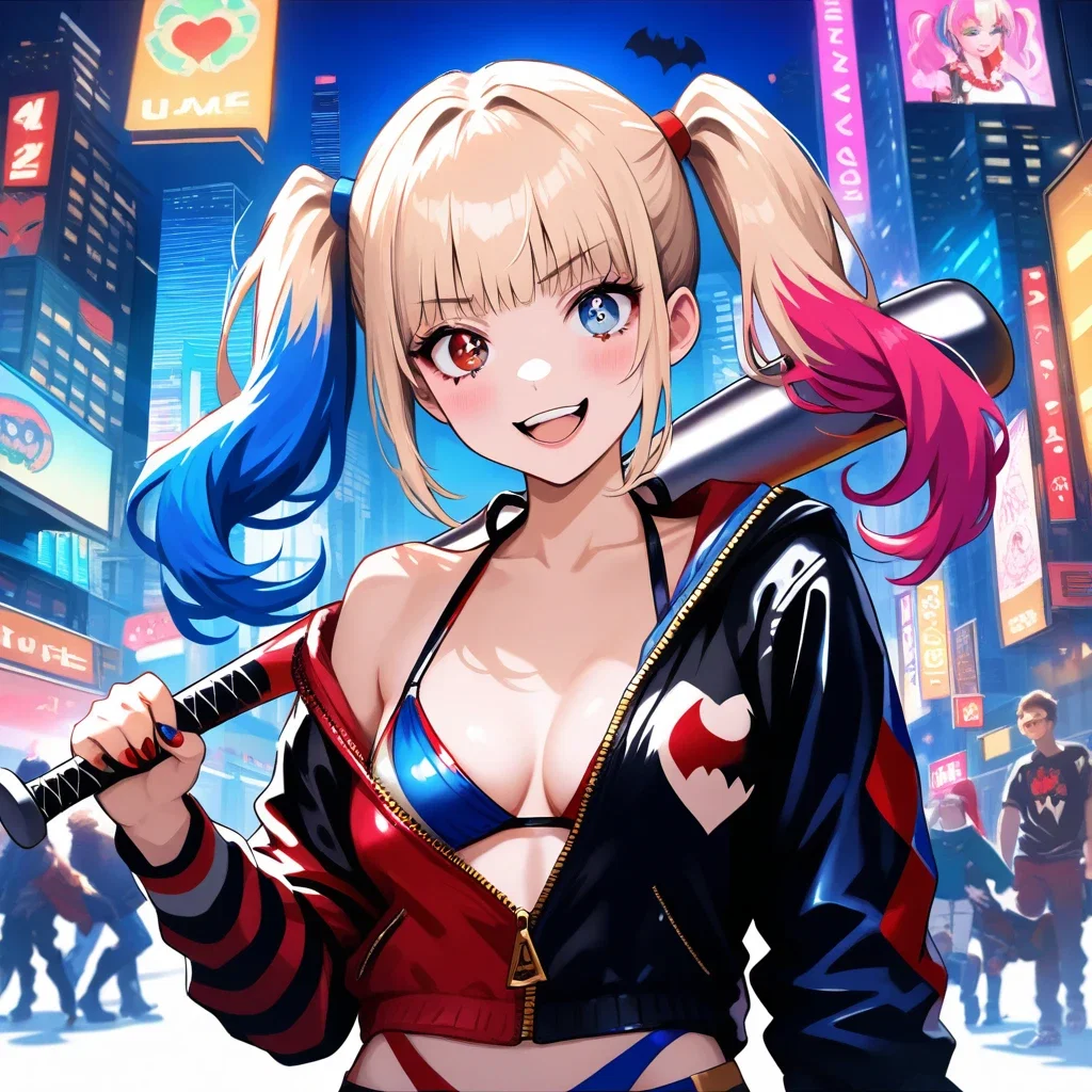 anime harley quinn gotham city twilight