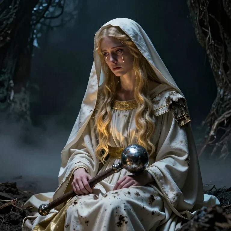 saint astraea tragic holy woman dragon age