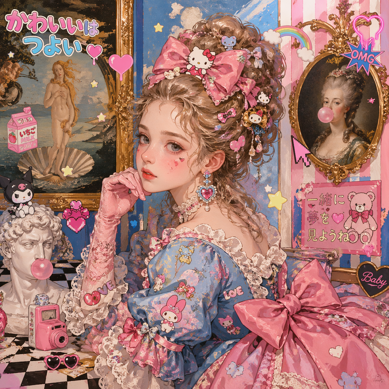 japanese kawaii western style collision