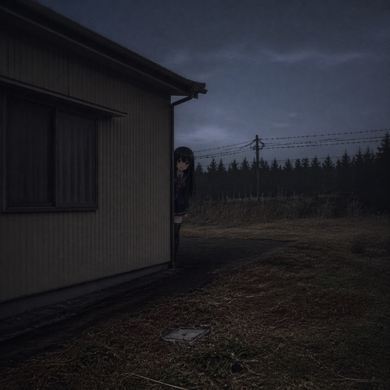 cursed anime girl creepy horror image