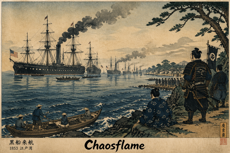 Arrival of the Black Ships / 黒船来航