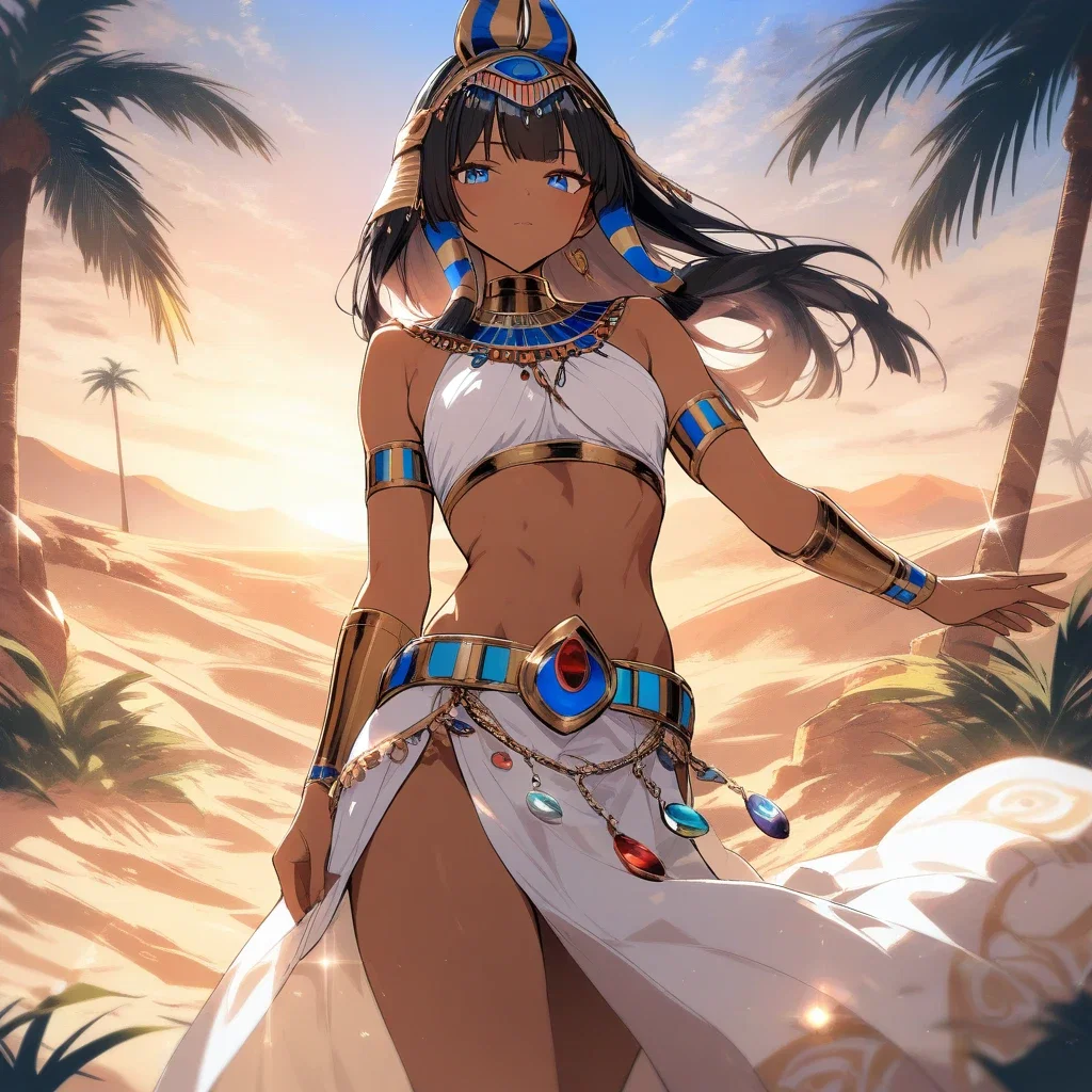 egyptian style with nemeth headdress