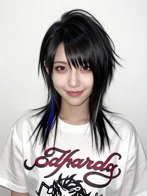 japanese woman visual kei band hairstyle final fantasy inspired