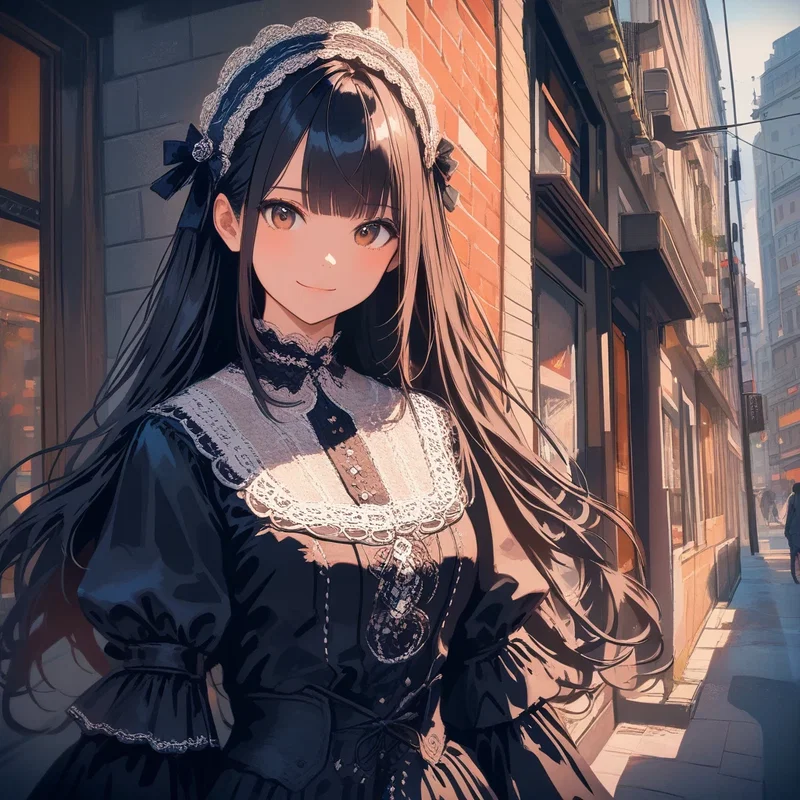 ゴスロリ少女