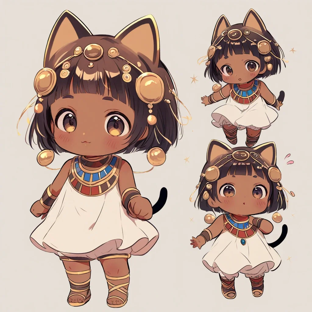 bastet toddler goddess regression realistic