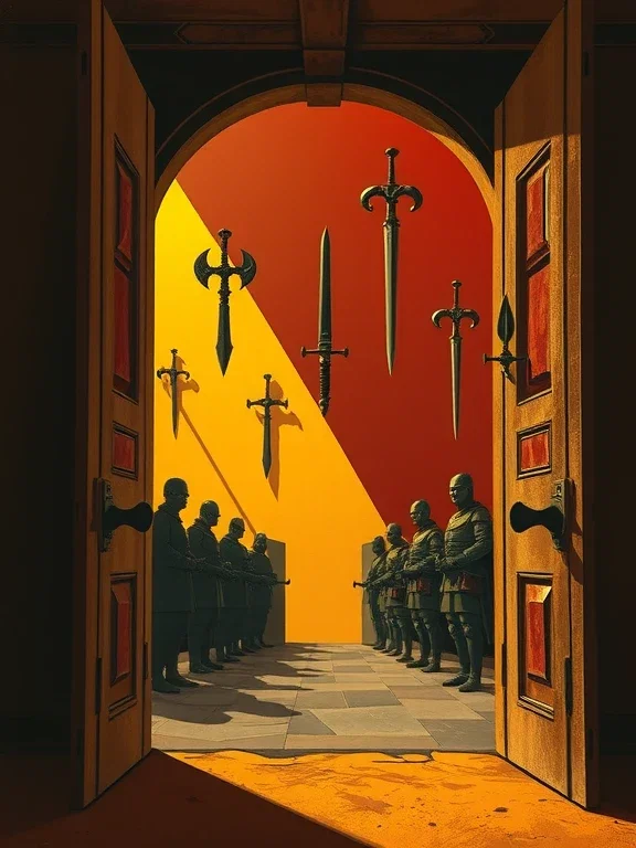 Seven doors