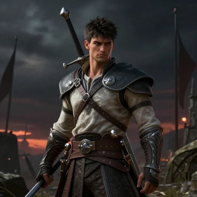carver hawke dragon age ii portrait