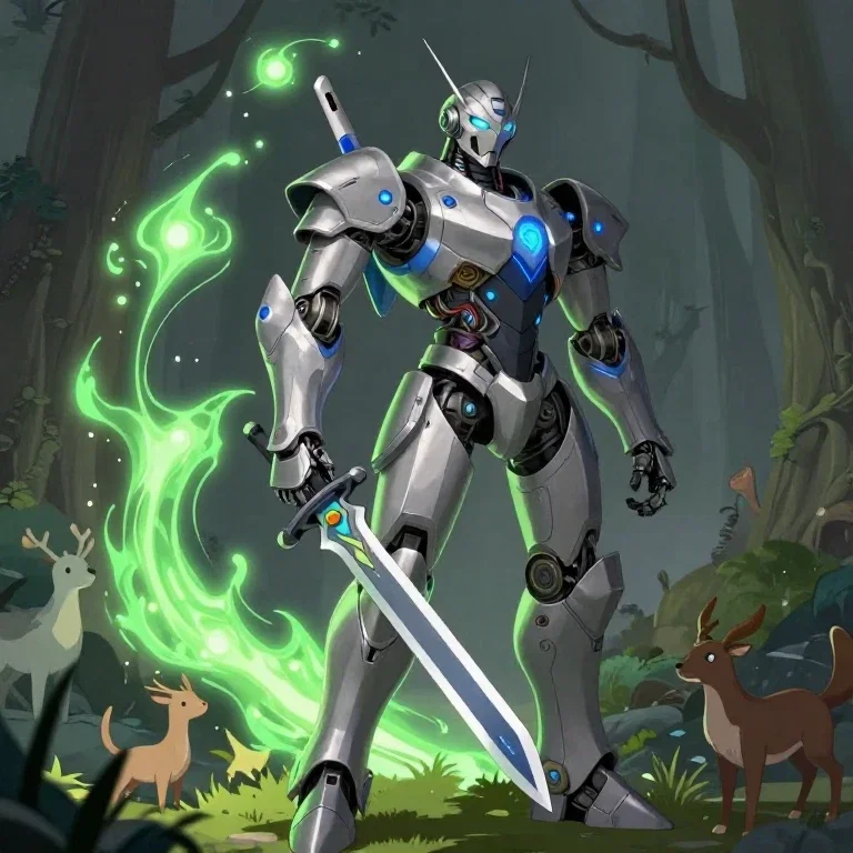 forest guardian nature magic peaceful