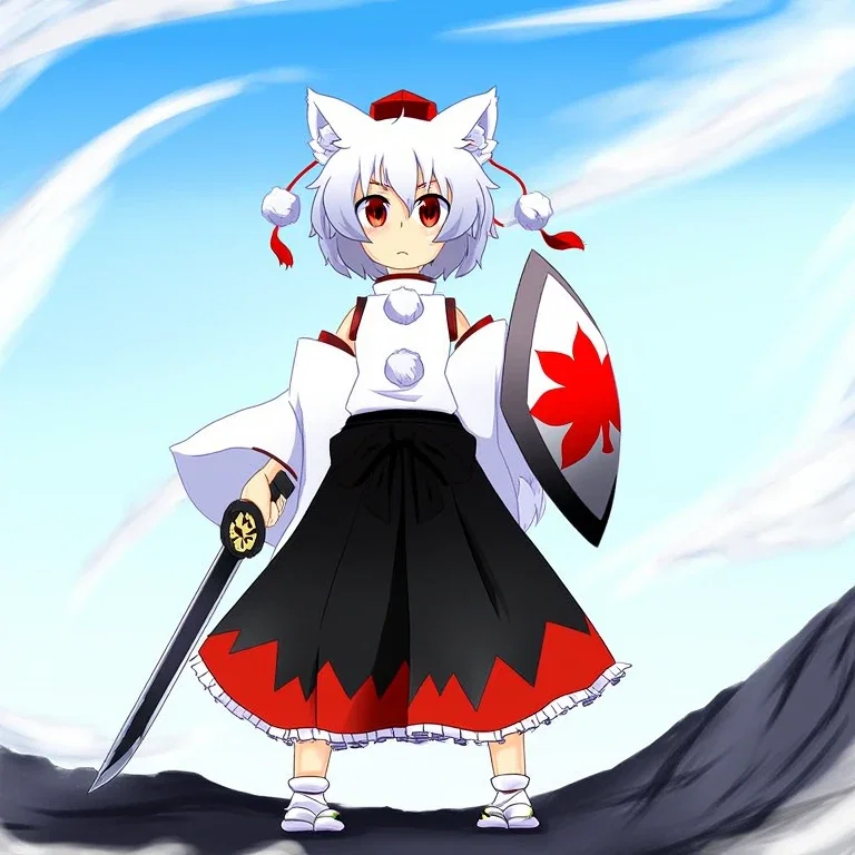 momiji inubashiri wolf tengu guardian