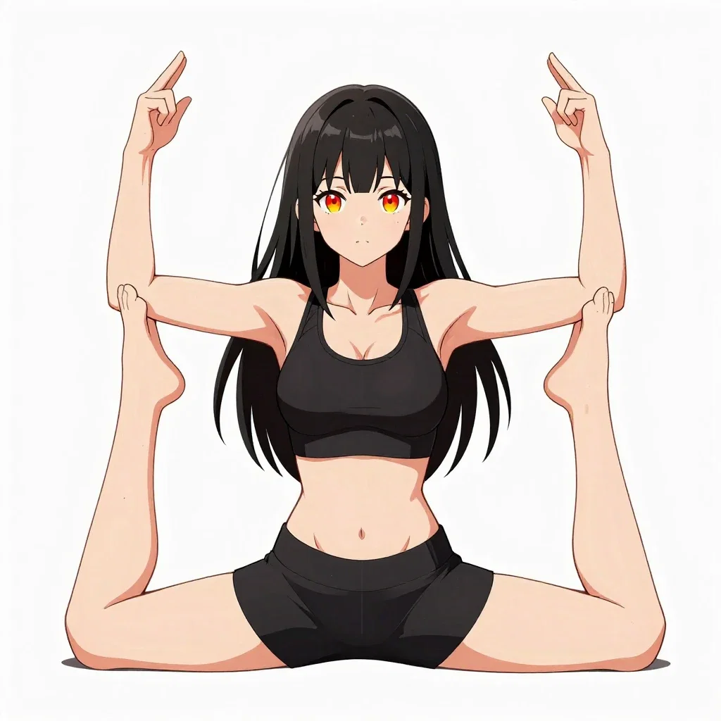 draw anime girl supine hips lift legs up