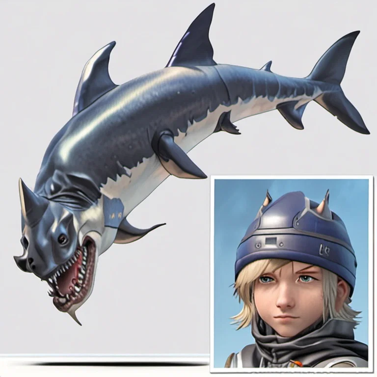 final fantasy 14 shark boy