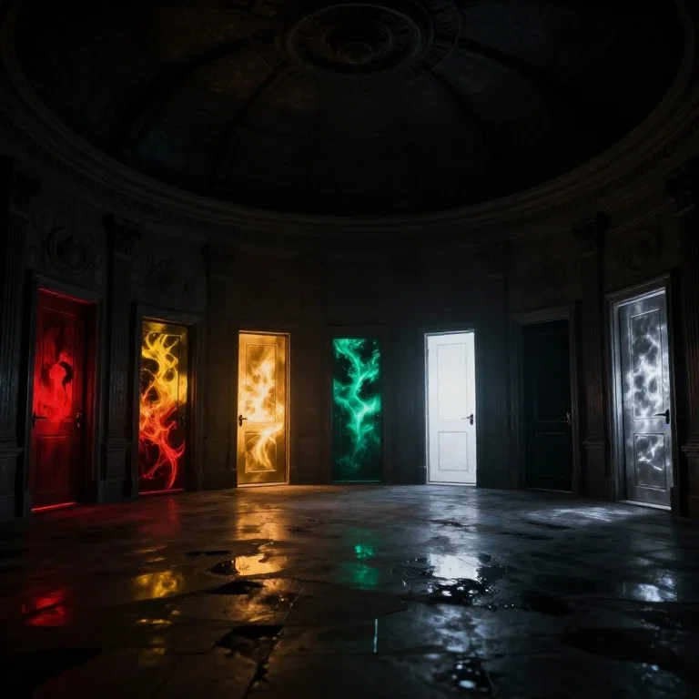 Seven doors