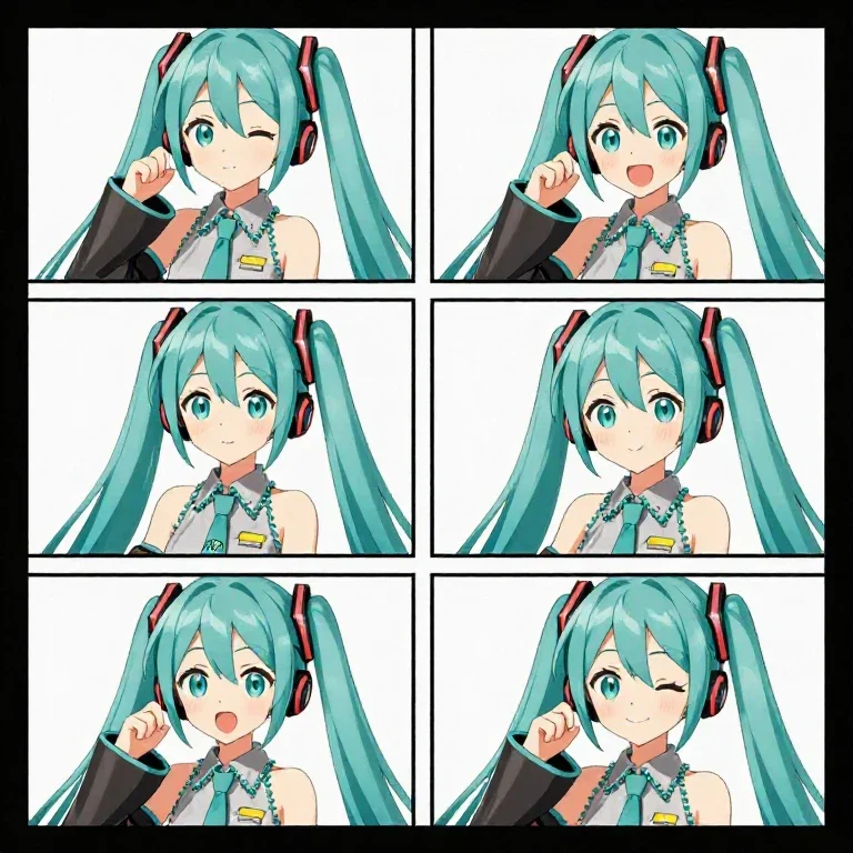 hatsune miku four panel comic