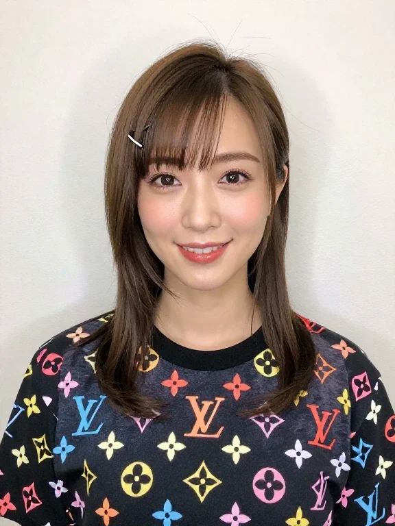 30 year old japanese woman smiling