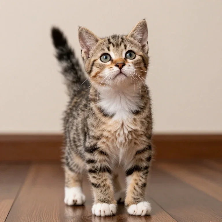 standing kitten