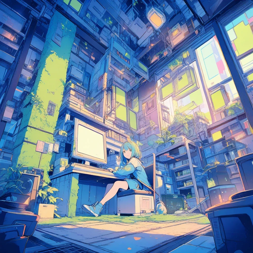 computer in moss study