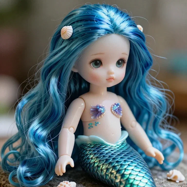hyper realistic mermaid doll