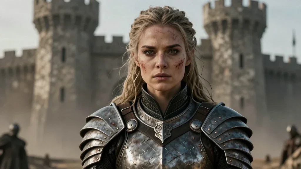 Femme Guerriere en armure