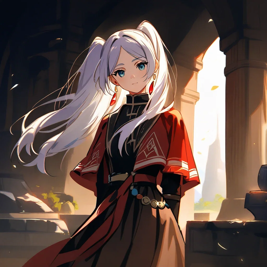 beautiful girl frieren