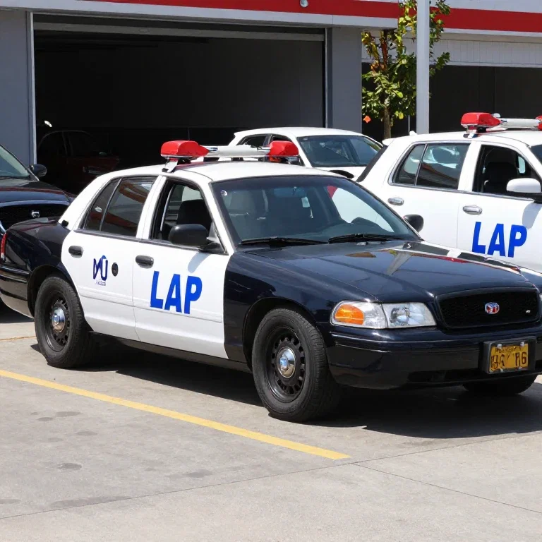 lapd crown victoria patrol car