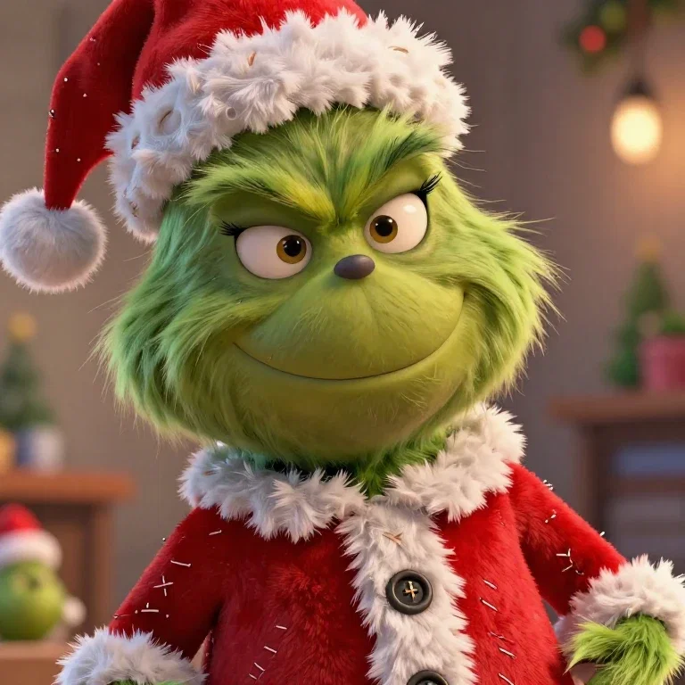 description of grinch doll