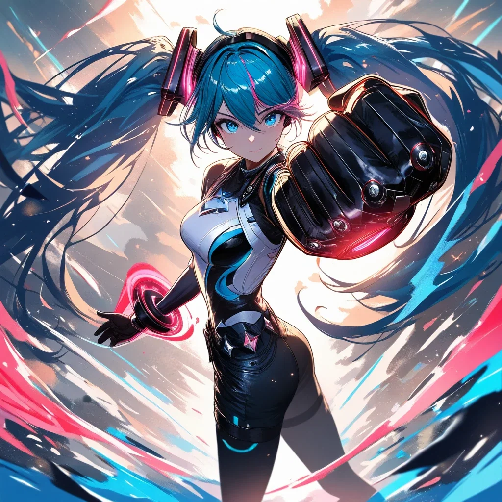 watercolor miku crush punch