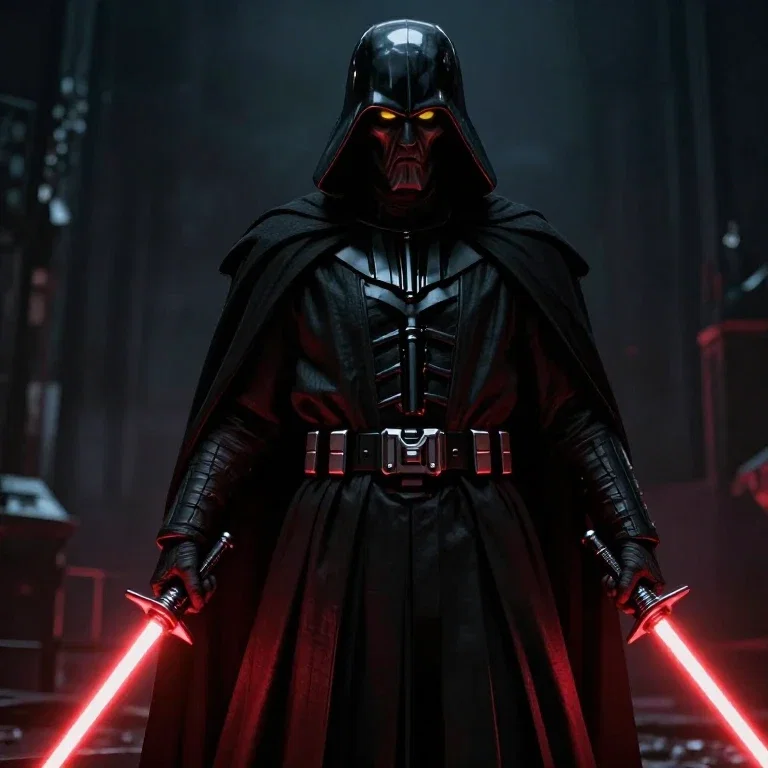dark lord sith yellow eyes