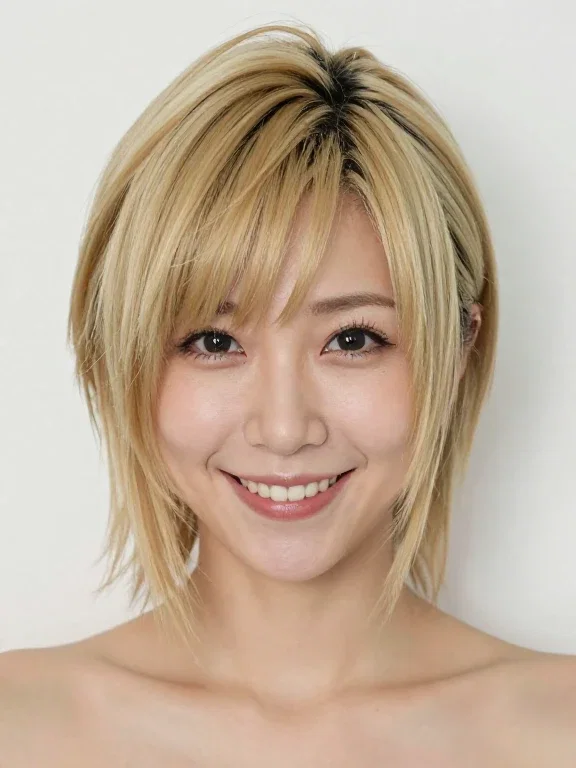 sasaki nozomi woman with blonde hair