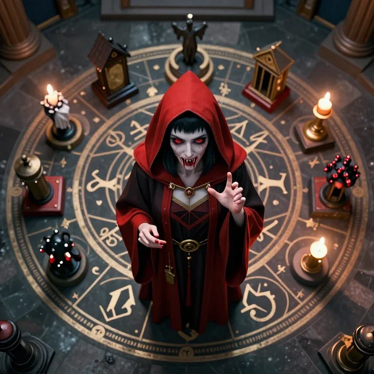 neo alchemy woman vampire ritual