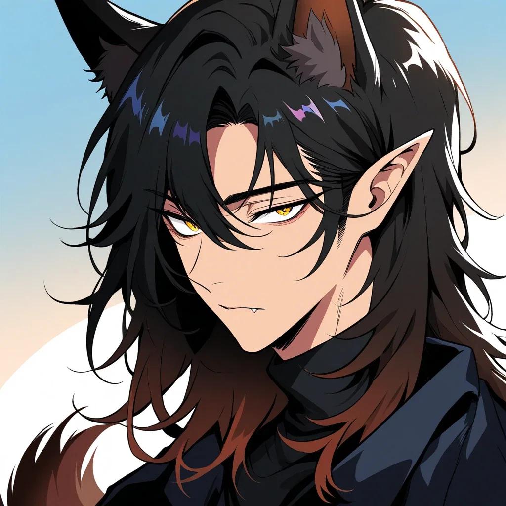 korean boy with german shepherd ears