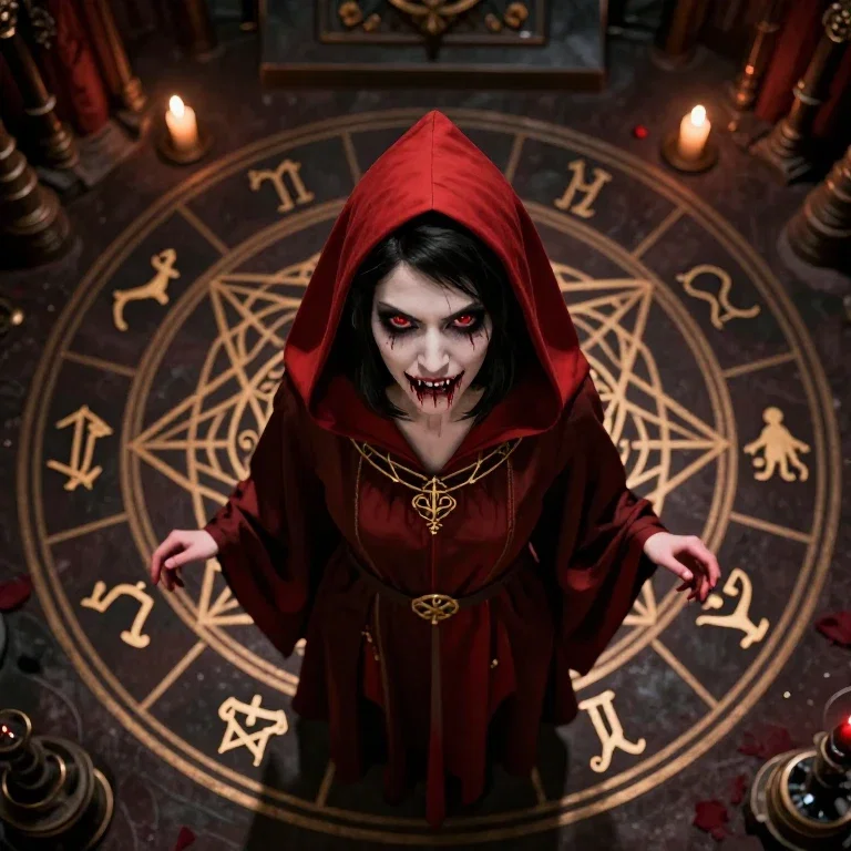 neo alchemy woman vampire ritual