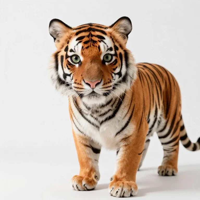 cat dressed as tiger