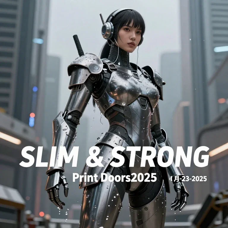 futuristic samurai robot water design