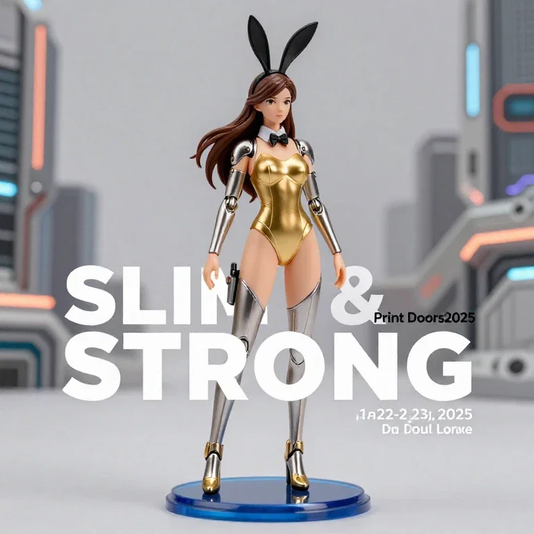 slim strong figurine sci fi event