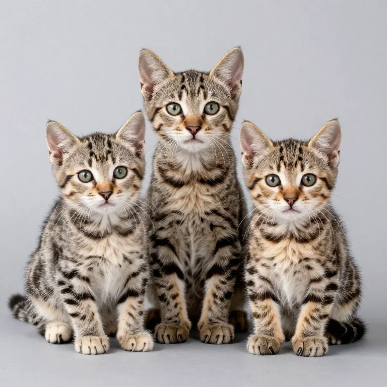three musketeers of kittens