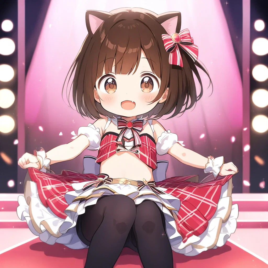 child idol with cat ears